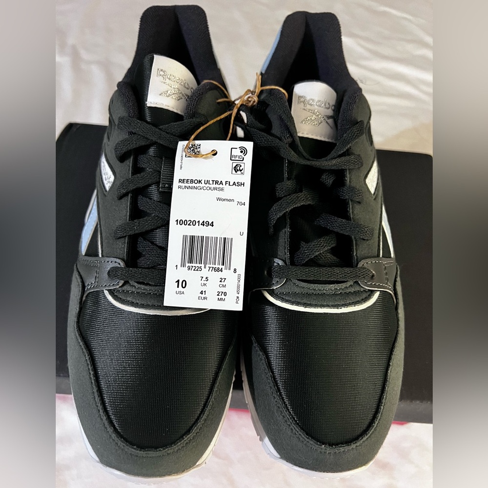 Reebok Ultra Flash Women's Sneakers - Black and White